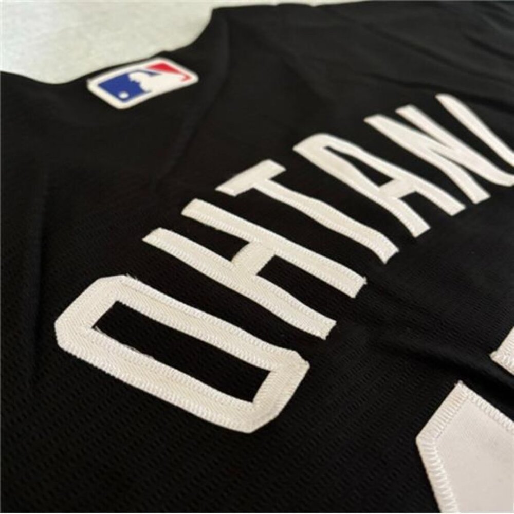 NWT Mens Dodgers Shohei Ohtani Black Home Jersey - Picture 6 of 9